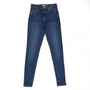 Topshop Jamie Moto High Rise Skinny Jeans